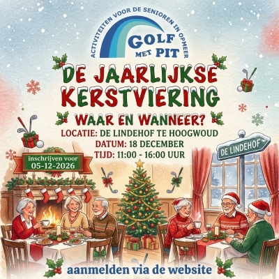 Kerstviering Seizoen 2026   Locatie: De Lindehof