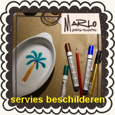 Workshop porselein schilderen